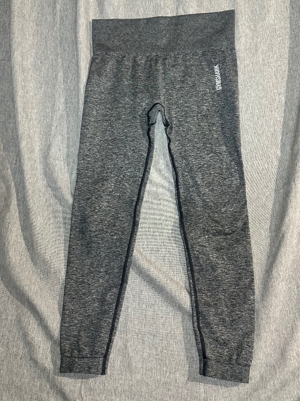 Gymshark Adapt Marl Seamless High-Waisted Leggings - Charcoal Grey - Size M